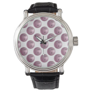Bowling Ball Rosa Armbandsur