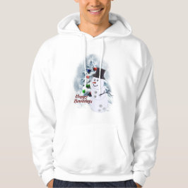 Bowling Ball Snögubbe jul Sweatshirt Med Luva