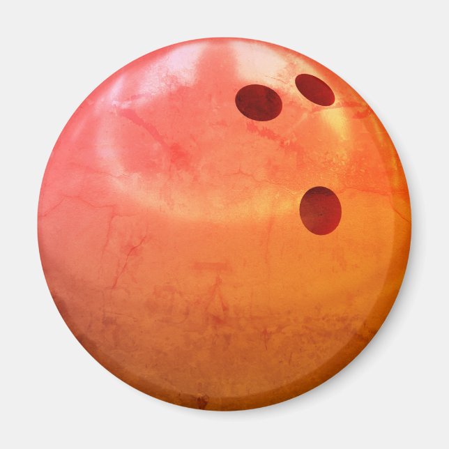 Bowling Ball Team Magnet (Framsidan)
