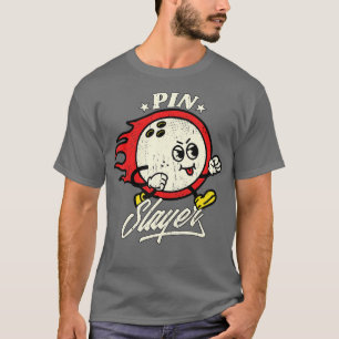 Bowling Ball Vintage Retro Bowlareare Team Stil Bo T Shirt