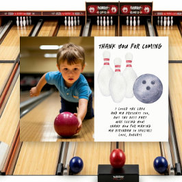 Bowling barnkalas tack kort