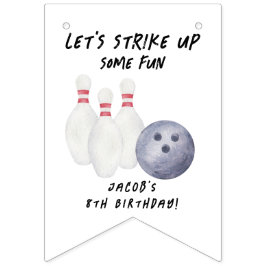 Bowling barnkalas vimplar