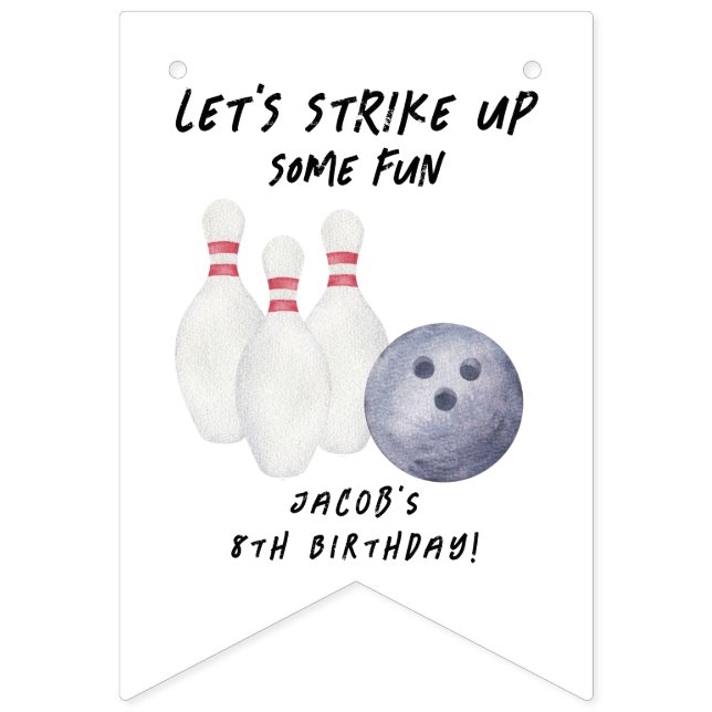 Bowling barnkalas vimplar (Första flaggan)