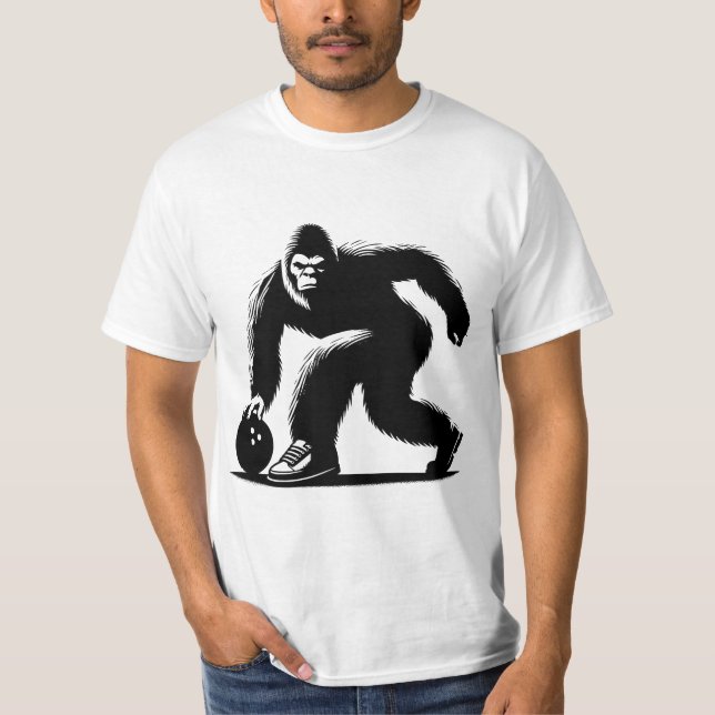 Bowling Bigfoot T Shirt (Framsida)