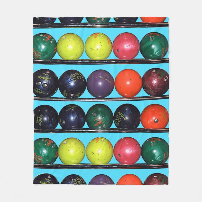 Bowling Blitz Fleecefilt (Framsidan)