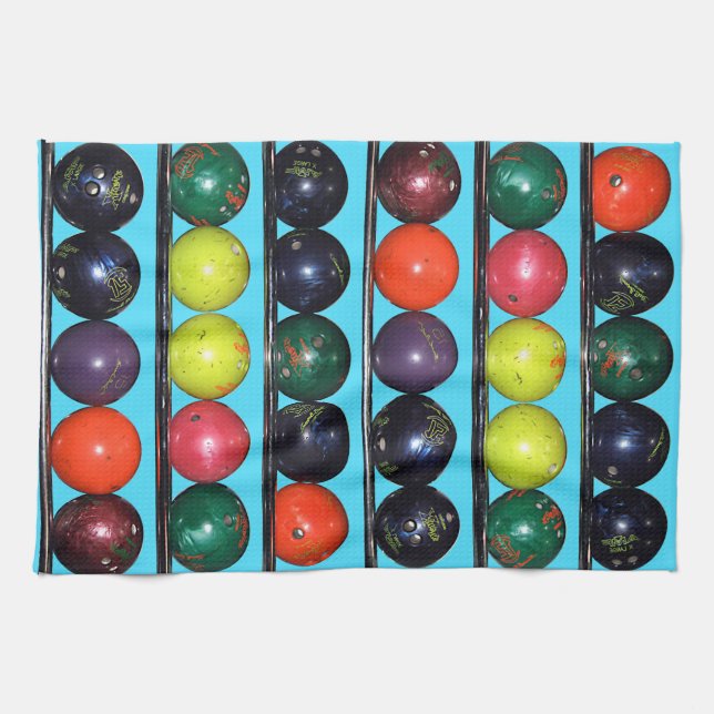 Bowling Blitz Kökshandduk (Horisontell)