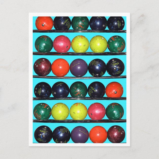 Bowling Blitz Vykort (Framsida)