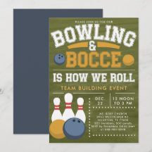 Bowling Bocce Team Community Church Business