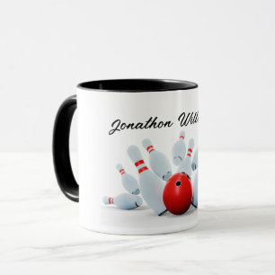 Bowling - Boll och käglor - Strike! Mugg