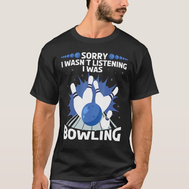 Bowling Bowlareare Spare Ten Stift T Shirt (Framsida)