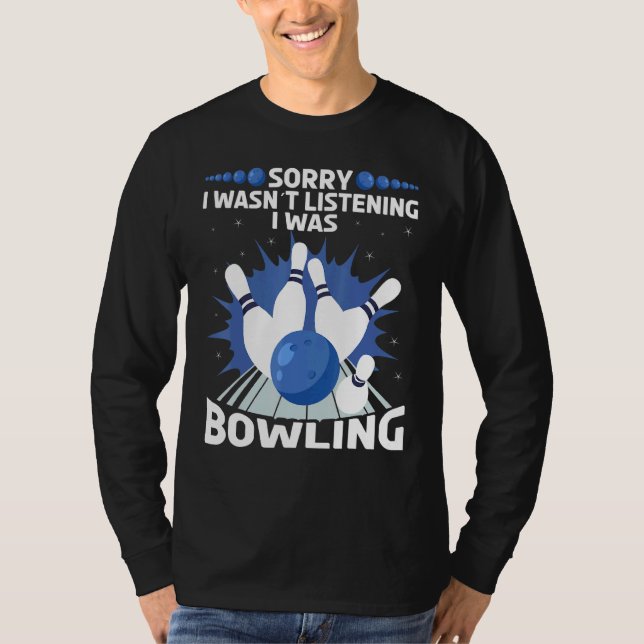 Bowling Bowlareare Spare Ten Stift T Shirt (Framsida)