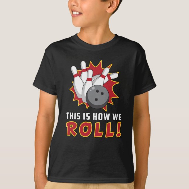 Bowling Bowlareare Strejka Sport Team Bowl Funny G T Shirt (Framsida)