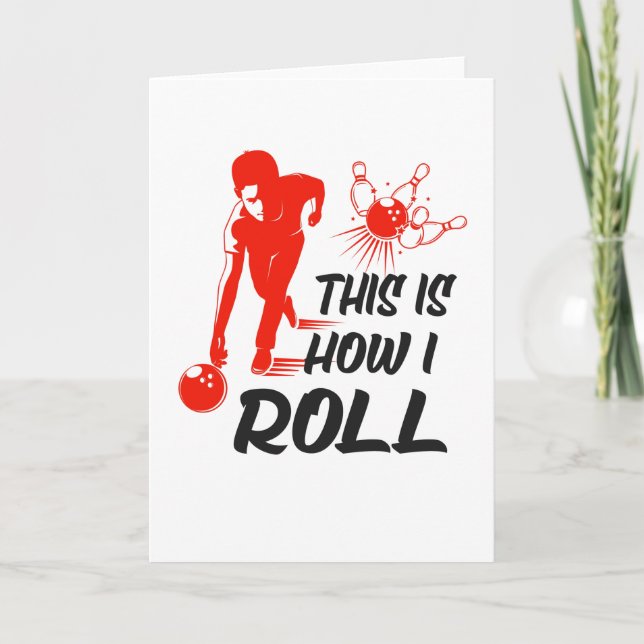 Bowling Bowling Ball Sayed Bowlareare Gift Kort (Framsida)