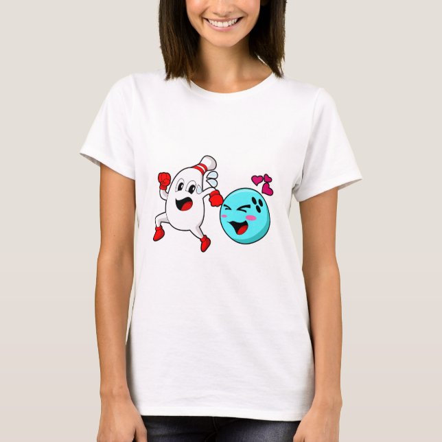 Bowling Bowling ball T Shirt (Framsida)