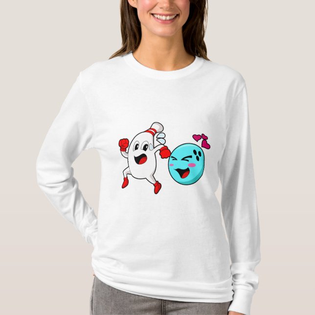 Bowling Bowling ball T Shirt (Framsida)