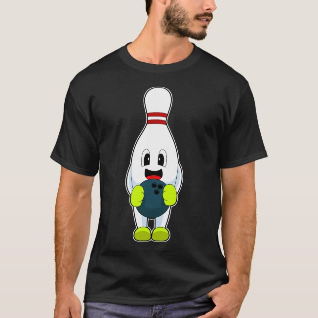Bowling Bowling Bowling ball T Shirt (Framsida)