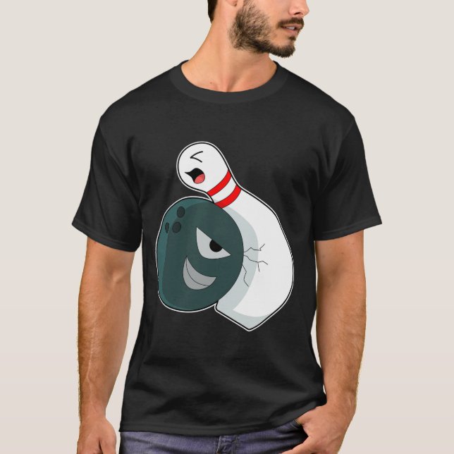 Bowling Bowling Bowling ball T Shirt (Framsida)