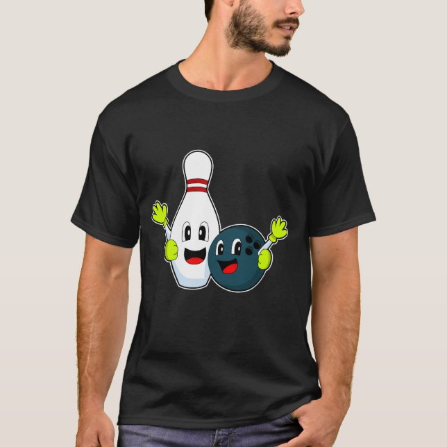 Bowling Bowling Bowling ball T Shirt (Framsida)