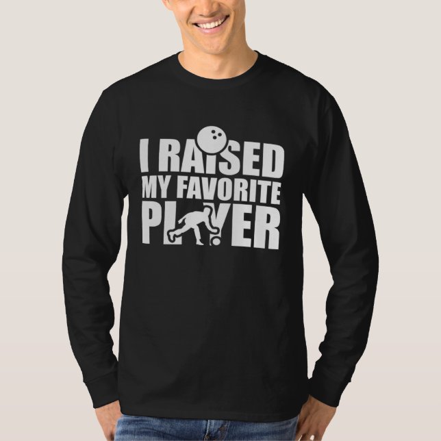 Bowling  Bowling Mom Bowling Dad Bowling Coach T Shirt (Framsida)