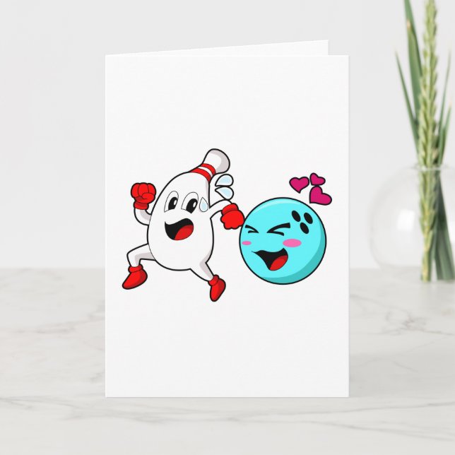 Bowling Bowlingklot Kort (Framsida)