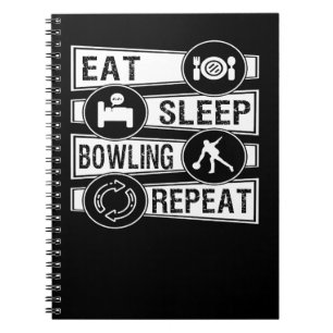 Bowling Bowlingspieler 465 bowlareare Anteckningsbok