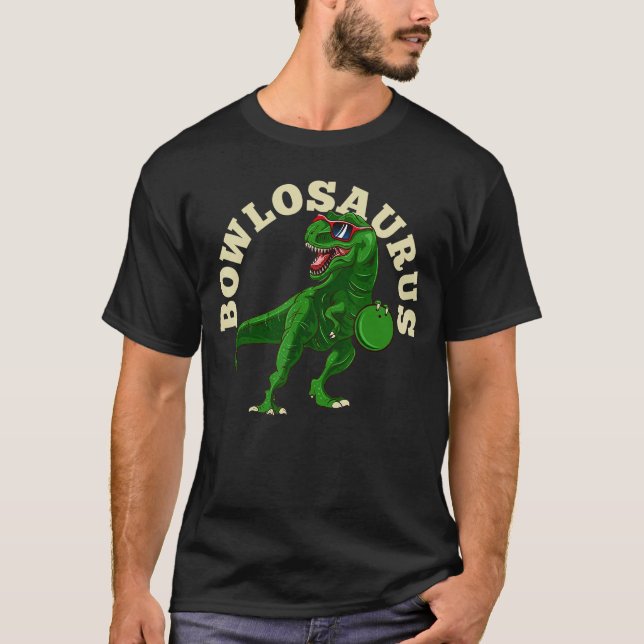 Bowling Bowlosaurus T Shirt (Framsida)