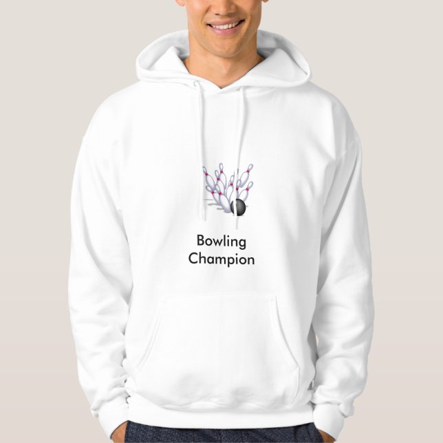Bowling Champion Hoodie (Framsida)