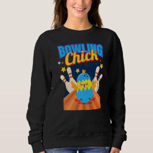 Bowling Chick I Bowling Pin Skittles Bowling Klubb T Shirt