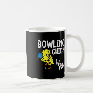 Bowling Chick Rolig Bowlare Kvinnor Flickor Barn S Kaffemugg