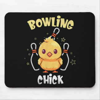 Bowling Chick Rolig Kyckling Idrottare Bowler Män  Musmatta