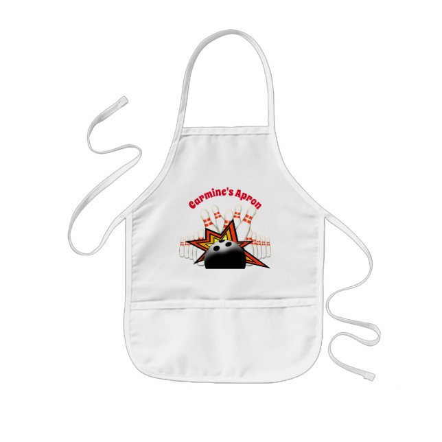 Bowling Children's Apron Barnförkläde (Framsidan)