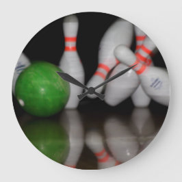 Bowling Clock Stor Klocka