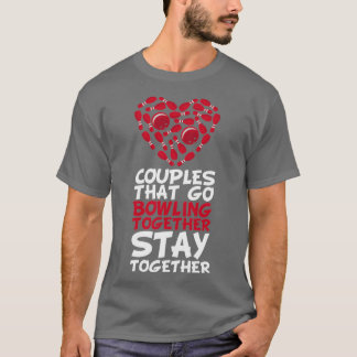 Bowling Couple T Shirt