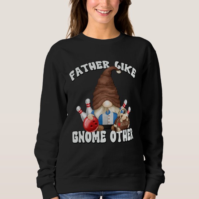 Bowling Dad Gnome Graphic For Bowler Bowling Grand T Shirt (Framsida)
