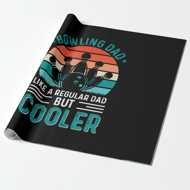 Bowling Dad Presentpapper (Utrullad)
