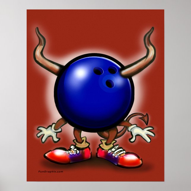Bowling Demon Poster (Framsidan)