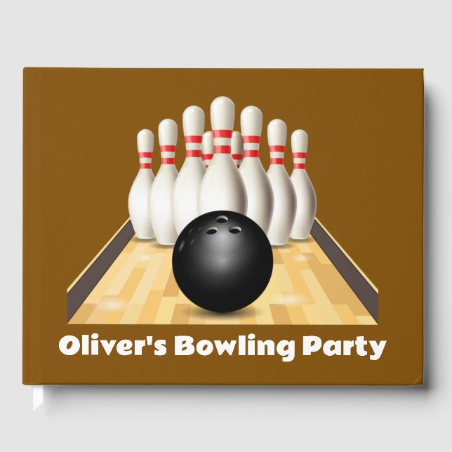 Bowling Design Guest Bok (Framsida)