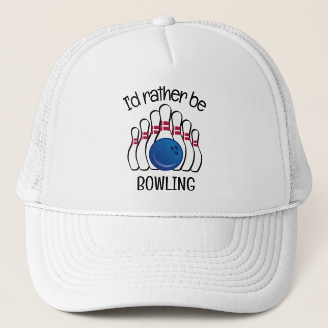 Bowling Design Hat Keps (Framsida)