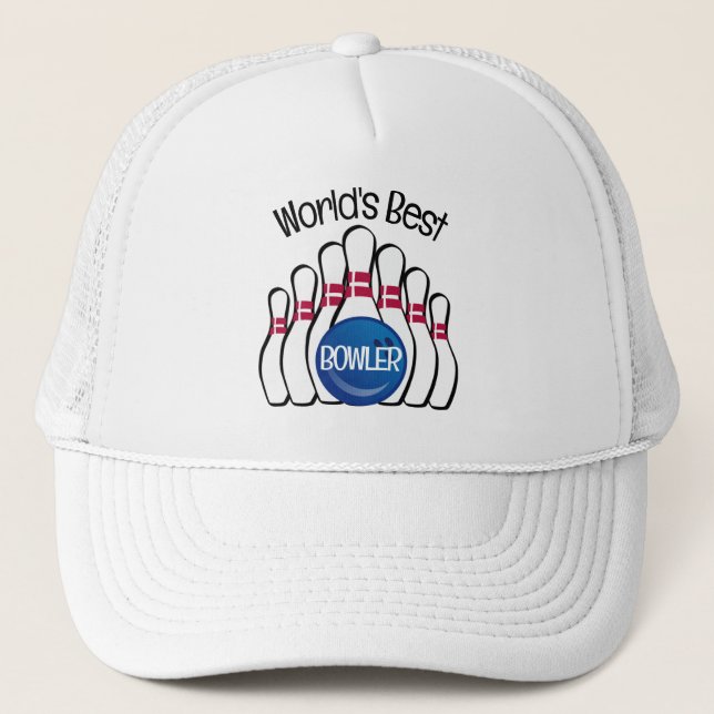 Bowling Design Hat Keps (Framsida)
