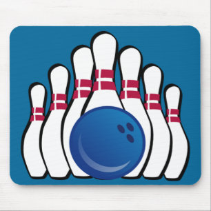 Bowling Design Mousepad Musmatta