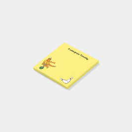 Bowling Dinosaur Tecknad Personlig Bowlers Post-it Block