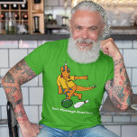 Bowling Dinosaur Tecknad Personlig Bowlers T Shirt<br><div class="desc">Lägg till din egen slogan namn i din bowlinggrupp eller namn för att skapa din egen anpassningsbar grafiktest. Den här t-shirt-skjortan har en söt tecknad som illustrerar en dinosaurie i en skjorta och är redo att skräddarsys med din egen text i vit skrift.</div>