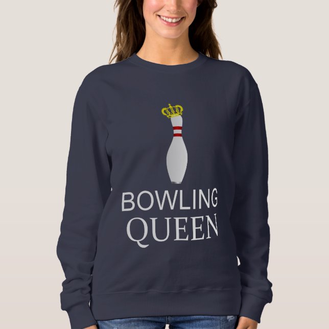 Bowling drottning t shirt (Framsida)