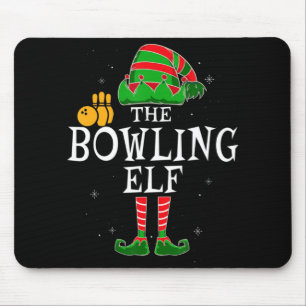 Bowling Elf-gruppen matchar familje- och julbussen Musmatta