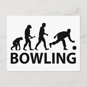 Bowling Evolution Vykort