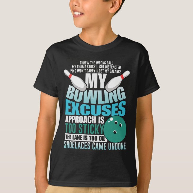 Bowling Extreuit Lilla Bowling Ball Strejka Sport T Shirt (Framsida)