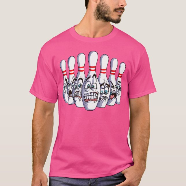 Bowling Fläkt Bowling Bowling Alley Recreational S T Shirt (Framsida)