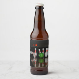 Bowling Flaska-etiketter Ölflaska Etikett