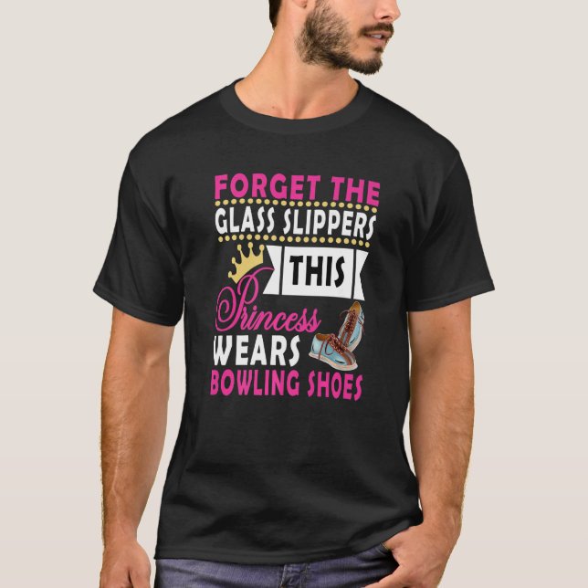 Bowling För Kvinnor Flickor T Shirt (Framsida)