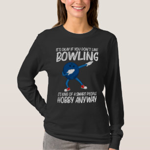Bowling för män Kvinnor Dabba Boll Gräskastning Lj T Shirt